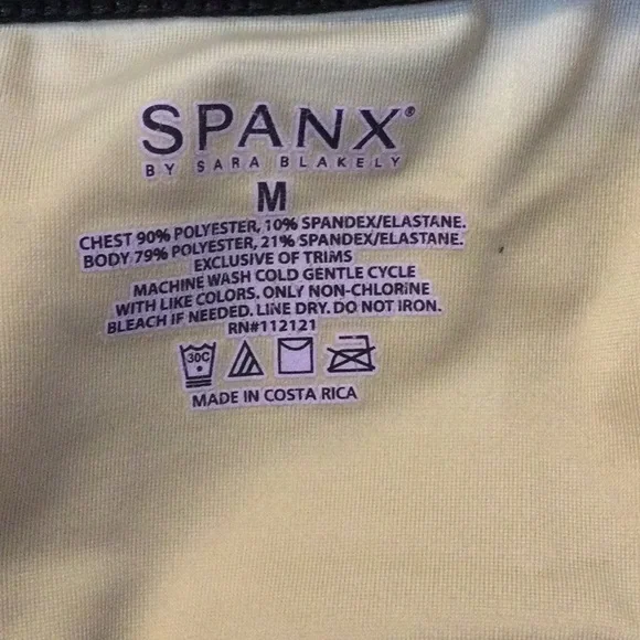 M SPANX Black Camisole Shapewear Top - Picture 14 of 14